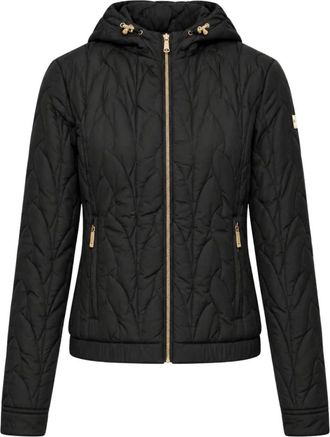 Fracomina Giacca Trapuntata con Cappuccio - - Jackets - Donna - Nero - M