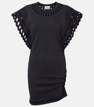 Isabel Marant Orlane embroidered cotton minidress