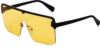 Generic Large Frame Outdoor Sunglasses for Men and For Women, Decorative Glasses for Holiday Street Shooting