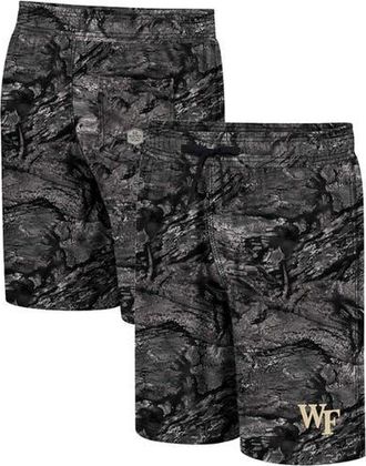 Colosseum Mens Colosseum Charcoal Wake Forest Demon Deacons Realtree Aspect Ohana Swim Shorts at Nordstrom, Size Medium