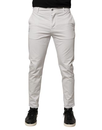 Daniele Alessandrini Cotton Mid Waist Skinny Men blue Mens Jeans (Pre-Owned)