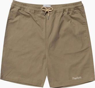 Parlez Clothing Mens Parlez Arc Shorts Hops - Cream - Size: 32/33/32