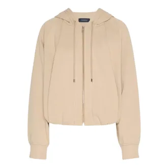 Sportmax Dames, Sweatshirts & Hoodies, Beige, Maat: S Jersey