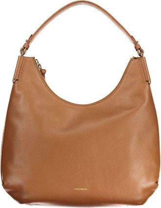 Coccinelle Marrone Leather Woman Womens Handbag