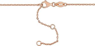 Rina Limor Silver 0.72 Ct. Tw. Pink Tourmaline Bead Bar Necklace