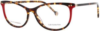 Carolina Herrera Ladies Tortoise Cat Eye Eyeglass Frames Ch-Her-0213-O63-54
