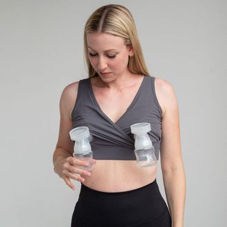 Love and Fit Everyday Luxe 3.0 Nursing & Hands-Free Pumping Bra in Twilight at Nordstrom, Size Medium