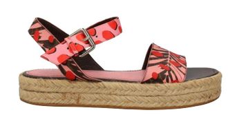 Louis Vuitton Jungle Dot Printed Espadrille Platform Sandals Size 36.5