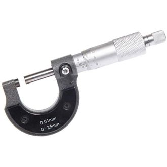 Elle Micr&oacute;metro Exterior De 0-25 Mm - Resoluci&oacute;n De 0,01 Mm - Fabricado En Carburo Duro - Mediciones Precisas Para Ingenier&iacute;a