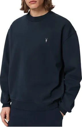 AllSaints Asher Crewneck Sweatshirt in Sapphire Blue at Nordstrom, Size Xx-Large