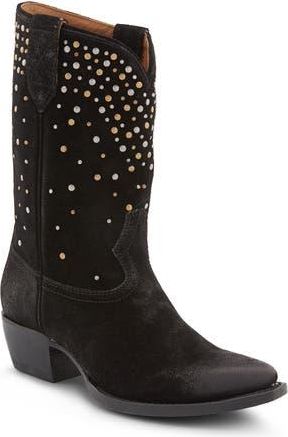Frye Sacha Stud Western Boot in Blac at Nordstrom Rack, Size 8.5