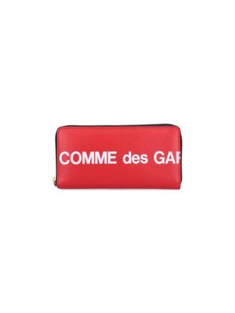 Comme Des Gar&ccedil;ons Logo Wallet - Red
