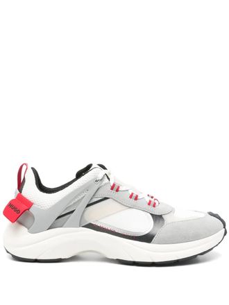 HUGO BOSS Sneakers met vlakken - Grijs