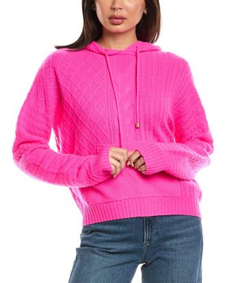 Brodie Luxe Cable Cashmere Hoodie