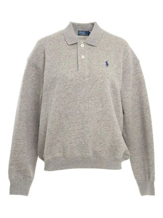Polo Ralph Lauren Poloshirt met lange mouwen - Grijs