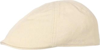 Stetson Flat Cap - Heren - Hoeden - Beige - 59 CM - Katoen - Accessoires