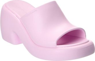 Ferragamo Deva Rubber Platform Mule