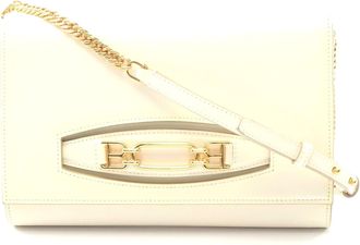 Bally Leather Shoulder Bag White