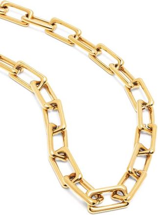Nialaya Gold Paperclip Chain Necklace at Nordstrom