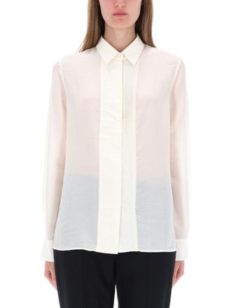HUGO BOSS Shirt With Ribbed Pleats