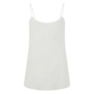 Alberta Ferretti Top with thin straps - female - Alberta Ferretti - Sleeveless Tops - White - XL - Tops