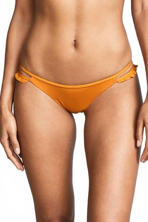 L*Space Zephyr Bikini Bottom In Inka Gold