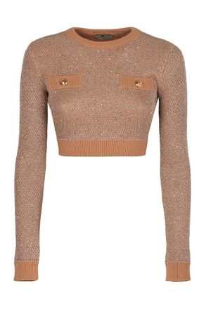 Elisabetta Franchi Sweater With Sequins