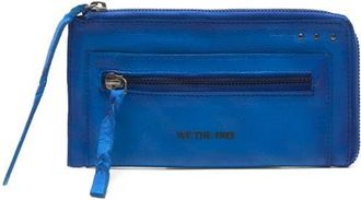 Free People We the Free Emerson Leather Wallet in Sapphire at Nordstrom