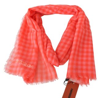 Missoni Check Cashmere Scarf - Orange