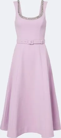 Rebecca Vallance Yolanda embellished cr&ecirc;pe cocktail dress