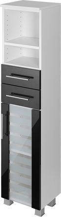 WELLTIME Midischrank »Jaca« Breite 30 cm, mit MDF Hochglanz-Fronten