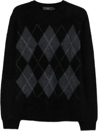 arch4 Maglione a rombi - Nero