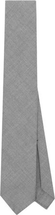 Lardini Ties, male, Gray, ONE SIZE, Cool Grey Wool Tie Pointed Tip
