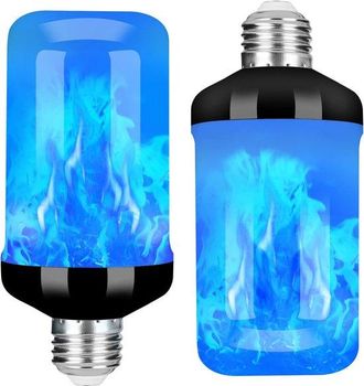 No Brand Dos Luces Con Forma De Llama, Portal&aacute;mparas E27, 1 Flash, Adecuadas Para Decoraciones De Halloween, Navidad, Exteriores, Interiores Y Decoraci&oacute;n Del H