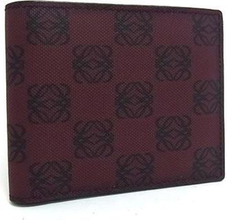 Loewe Black Bordeaux Pvc Wallet (Bi-Fold) (Pre-Owned)