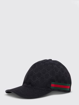 Gucci Cappello da baseball in tessuto monogram GG con motivo a righe