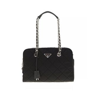 Prada gewatteerde nylon schoudertas
