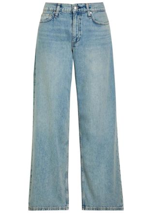 Rag & Bone Rag & Bone Saige Low-rise Straight-leg Jeans - Light Blue - 27 (W27 / UK8-10 / S)