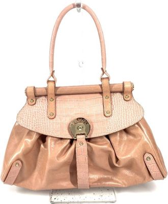 Fendi Pink Leather Handbag Tote Bag (Pre-Owned)