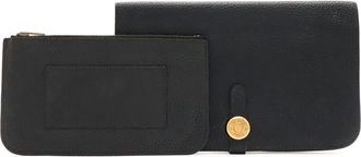 Herm&egrave;s Black Togo Leather Long Wallet (Bi-Fold) (Pre-Owned)