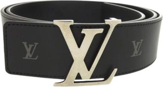 Louis Vuitton Pre-owned Vintage Leren Riem - Heren - Vintage Accessoires - Zwart - ONE Size - Leer - Vintage
