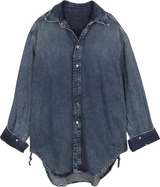 Haikure Shirts - Dames - Spijkeroverhemden - Blauw - S - Overhemden
