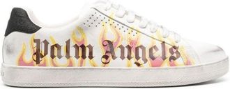 Palm Angels Spray Print Flame Logo Sneakers