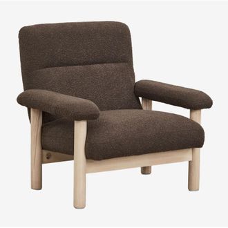 Sklum Sklum - Sill&oacute;n En Madera De Fresno Tapizado Bernia