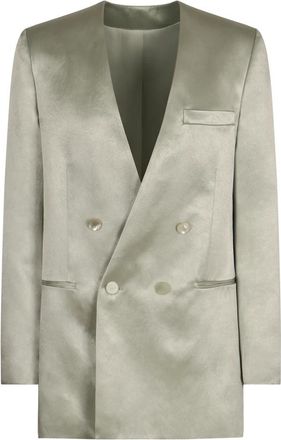 Philosophy di Lorenzo Serafini Klassieke Double Breasted Blazer - Dames - Blazers - Groen - S - Jassen
