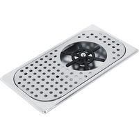 OEM Enjuagador De Vidrio G1/2 Pulgada - Lavabo De Acero Inoxidable 201 - Dimensiones 33x18x7 Cm - Galvanizado Resistente A La Corrosi&oacute;n Para Cafeter&iacute;as Y 