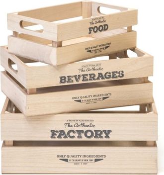 Muemue Factory set 3 cajas 17x28x15/32x23x12/27x18x10cm