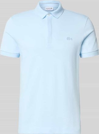 Lacoste Regular Fit Poloshirt aus Baumwoll-Mix in Hellblau, Gr&ouml;&szlig;e XXXL
