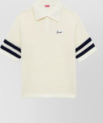 Kenzo mesh polo shirt