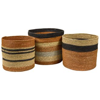 Novità Home Botanique - multi-purpose basket set 1/3 earth colors